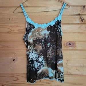 Donna L'oren Womens Night Tank, Size:  1X